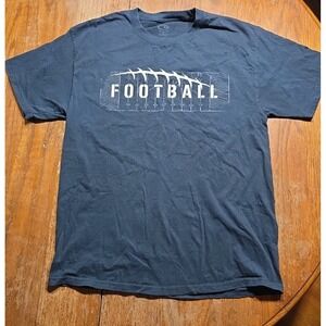 Champion Football T-Shirt Y2K Ball T Shirt Size Large